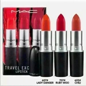 MAC Travel Exclusive Lipstick x3 Reds - NWT